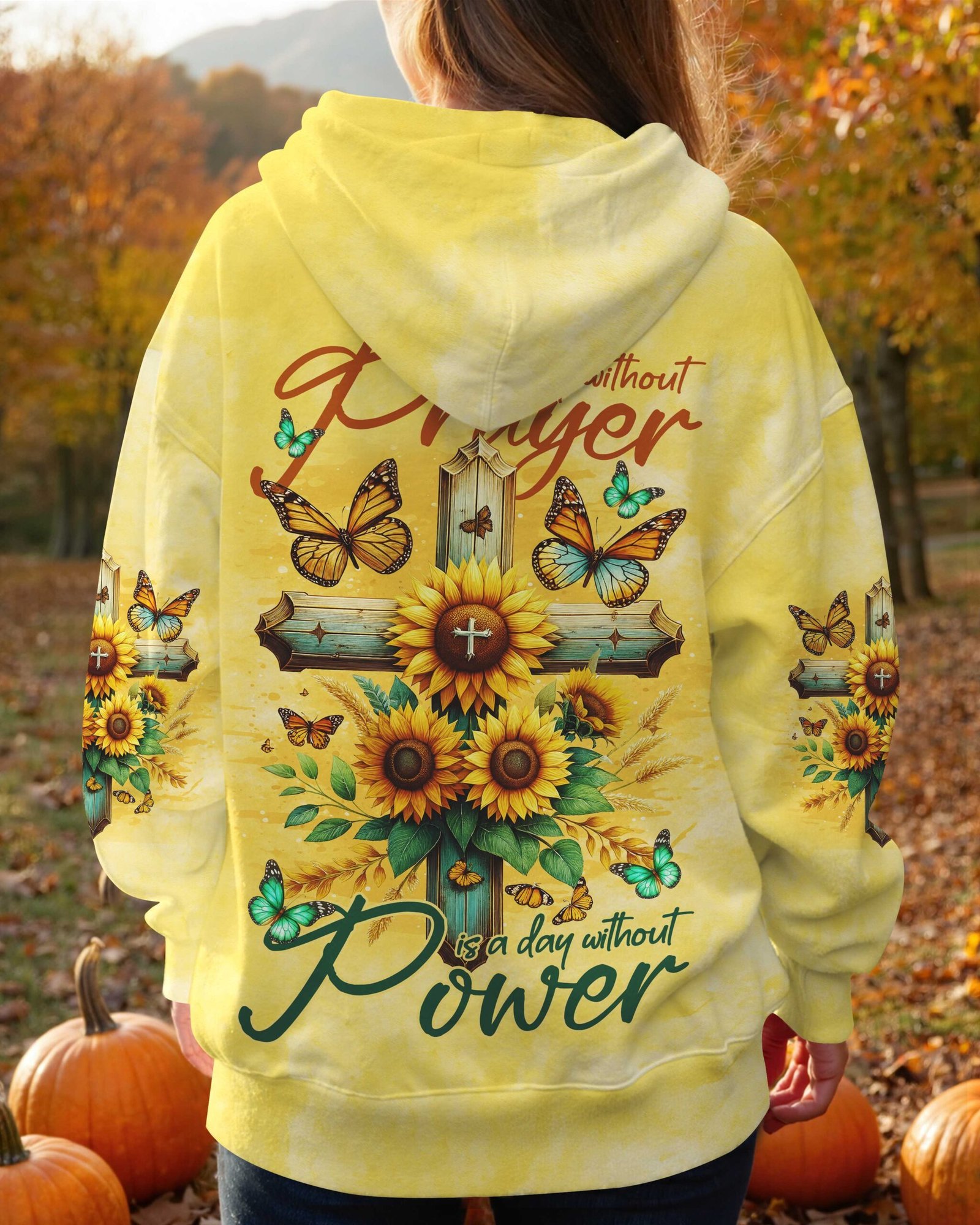 A Day Without Prayer Is A Day Without Power T-Shirt - Image 5