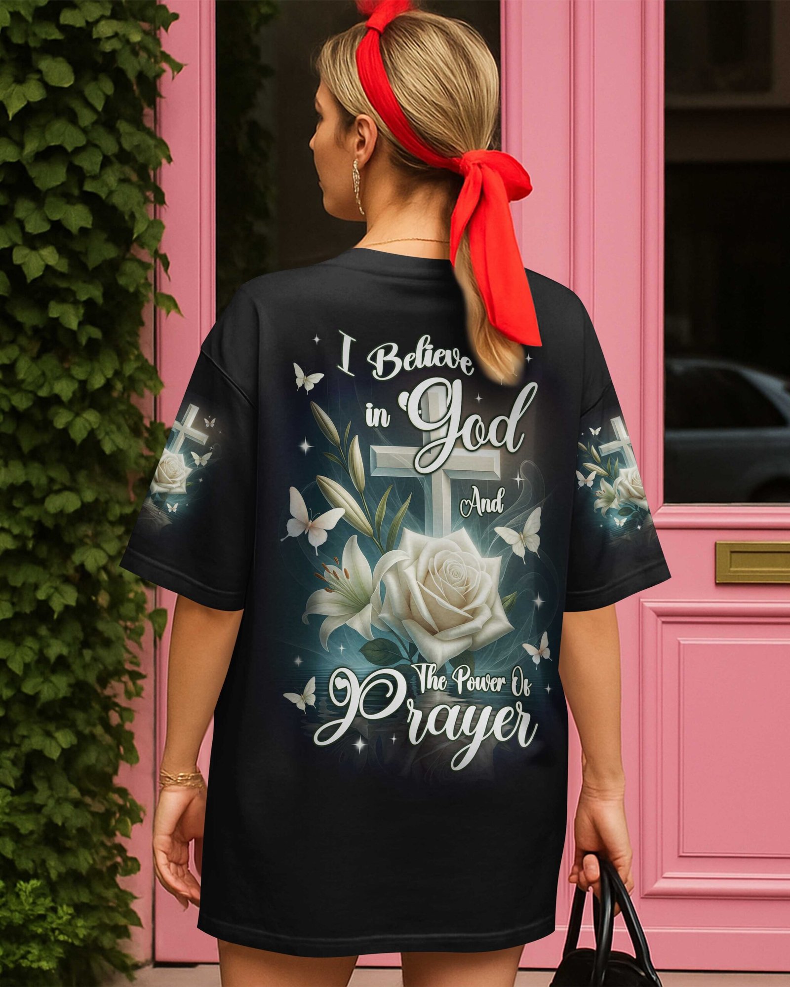 I Believe In God And The Power Of Prayer T-Shirt - Image 11