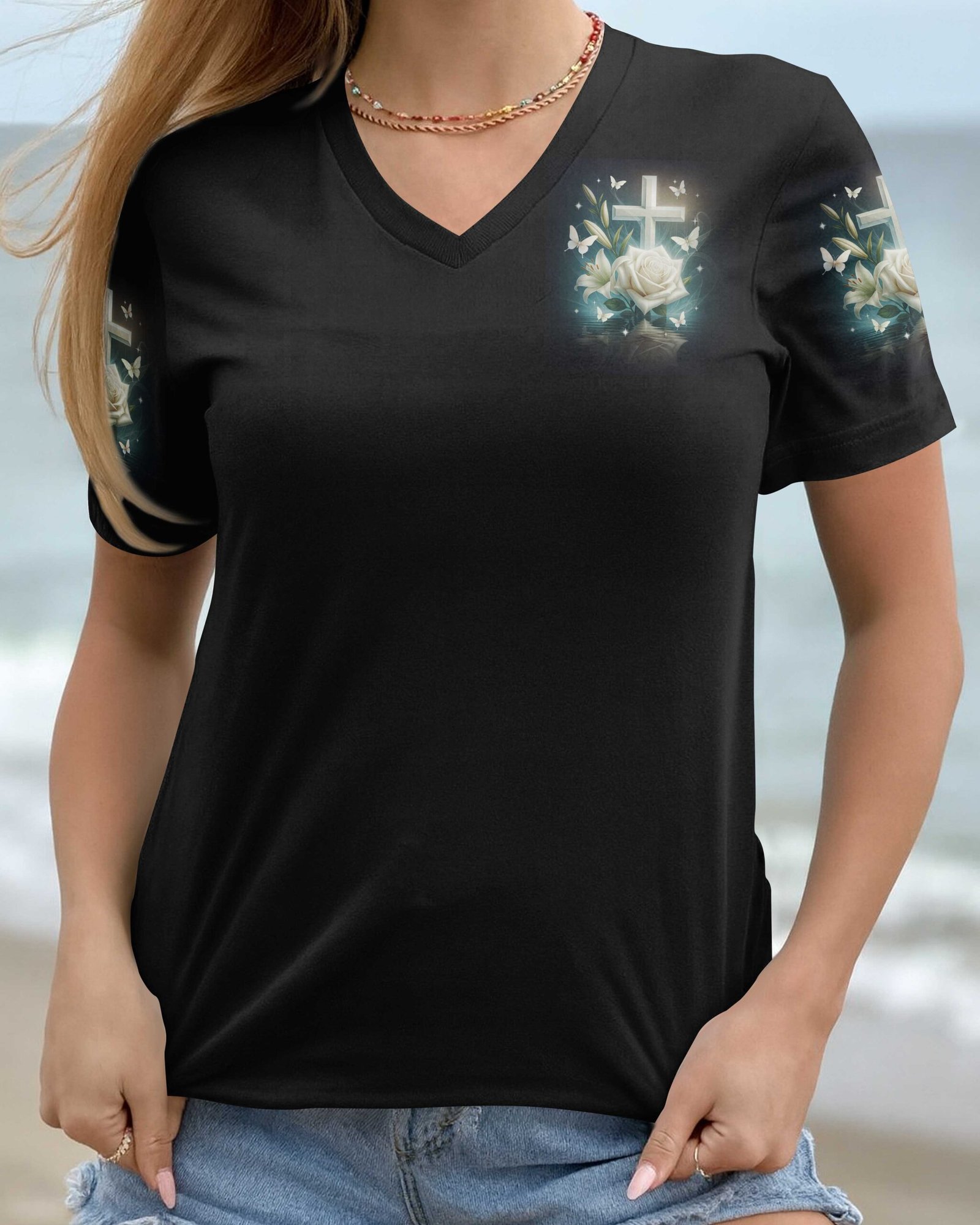 I Believe In God And The Power Of Prayer T-Shirt - Image 16