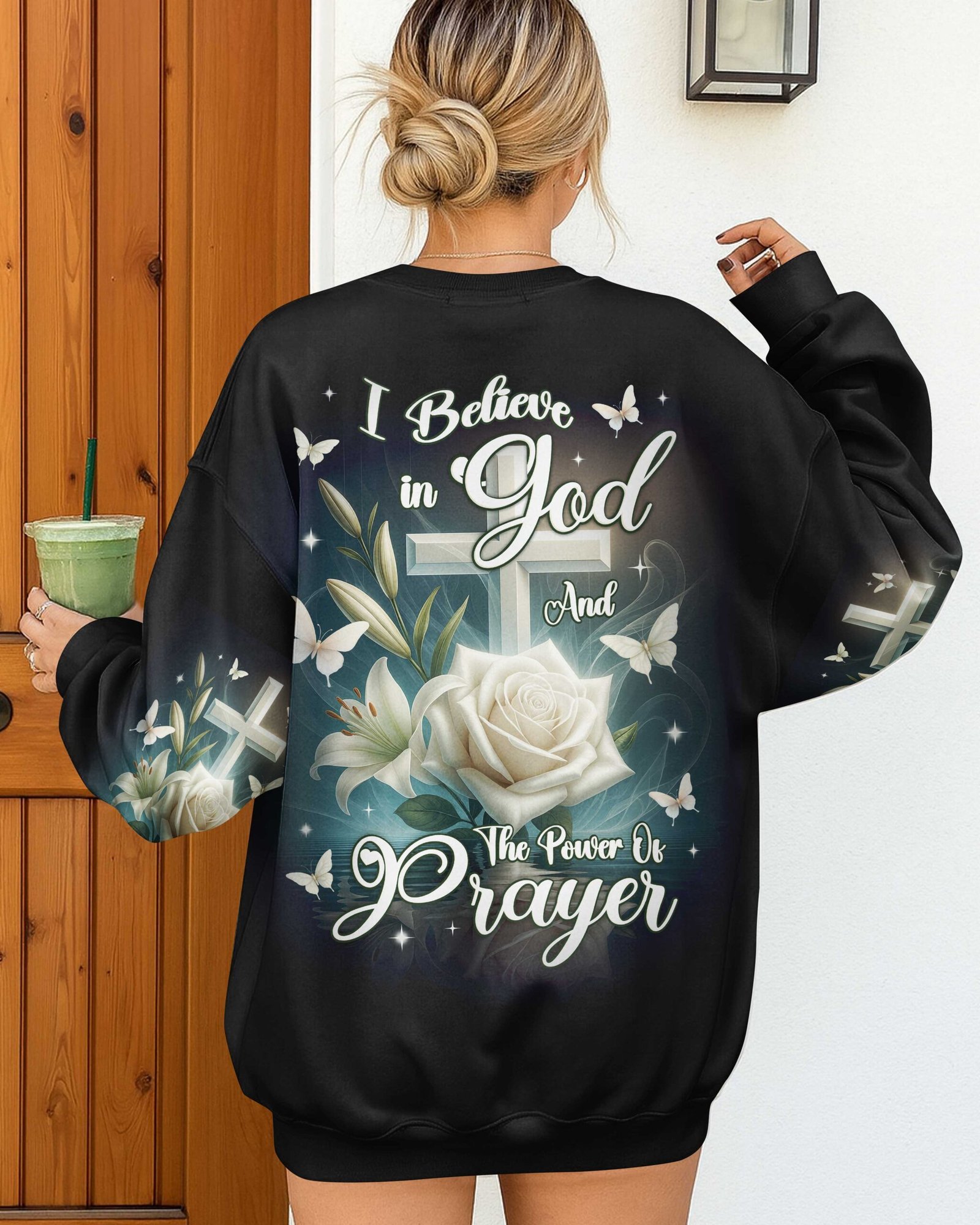 I Believe In God And The Power Of Prayer T-Shirt - Image 10