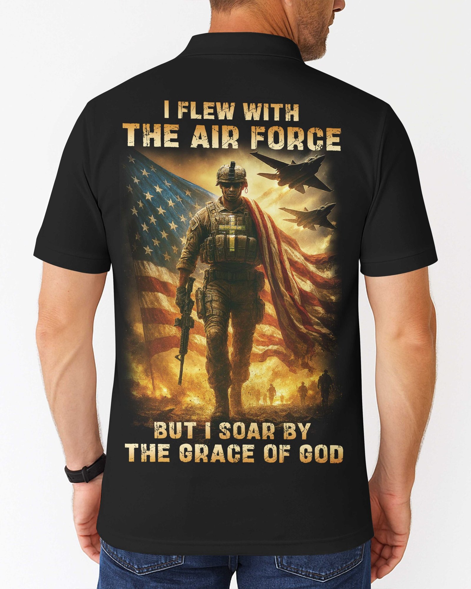 I Flew With The Air Force Polo - Image 3