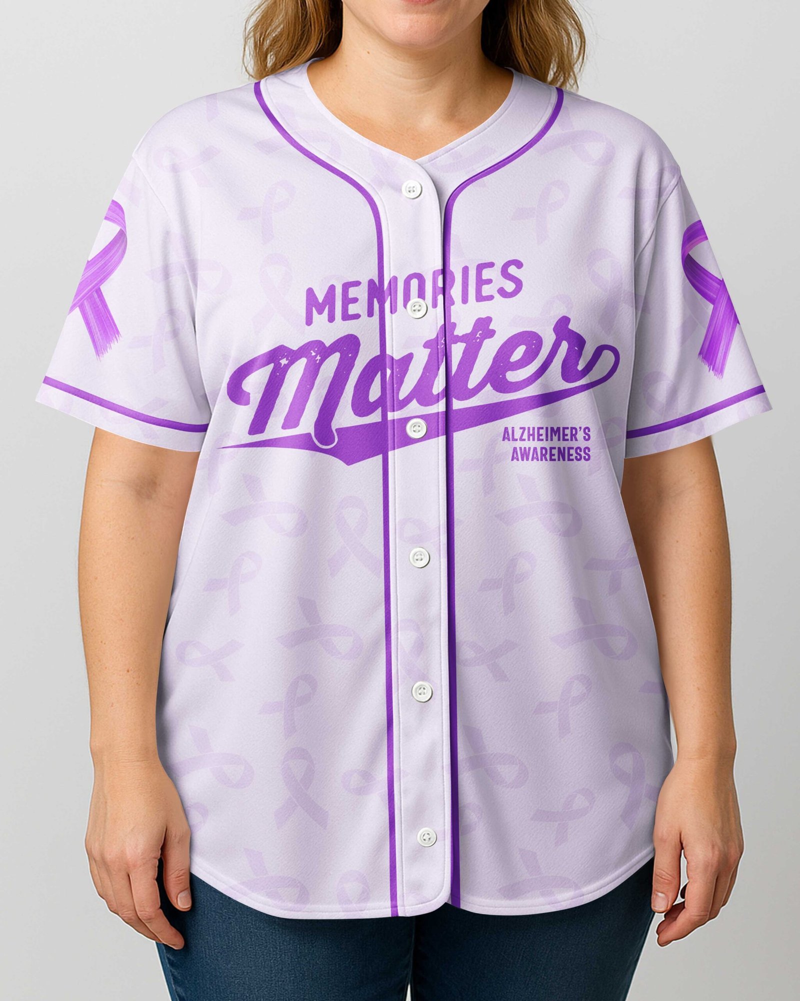 Let Your Faith Be Bigger Than Your Fear All Over Print Jersey - Image 6