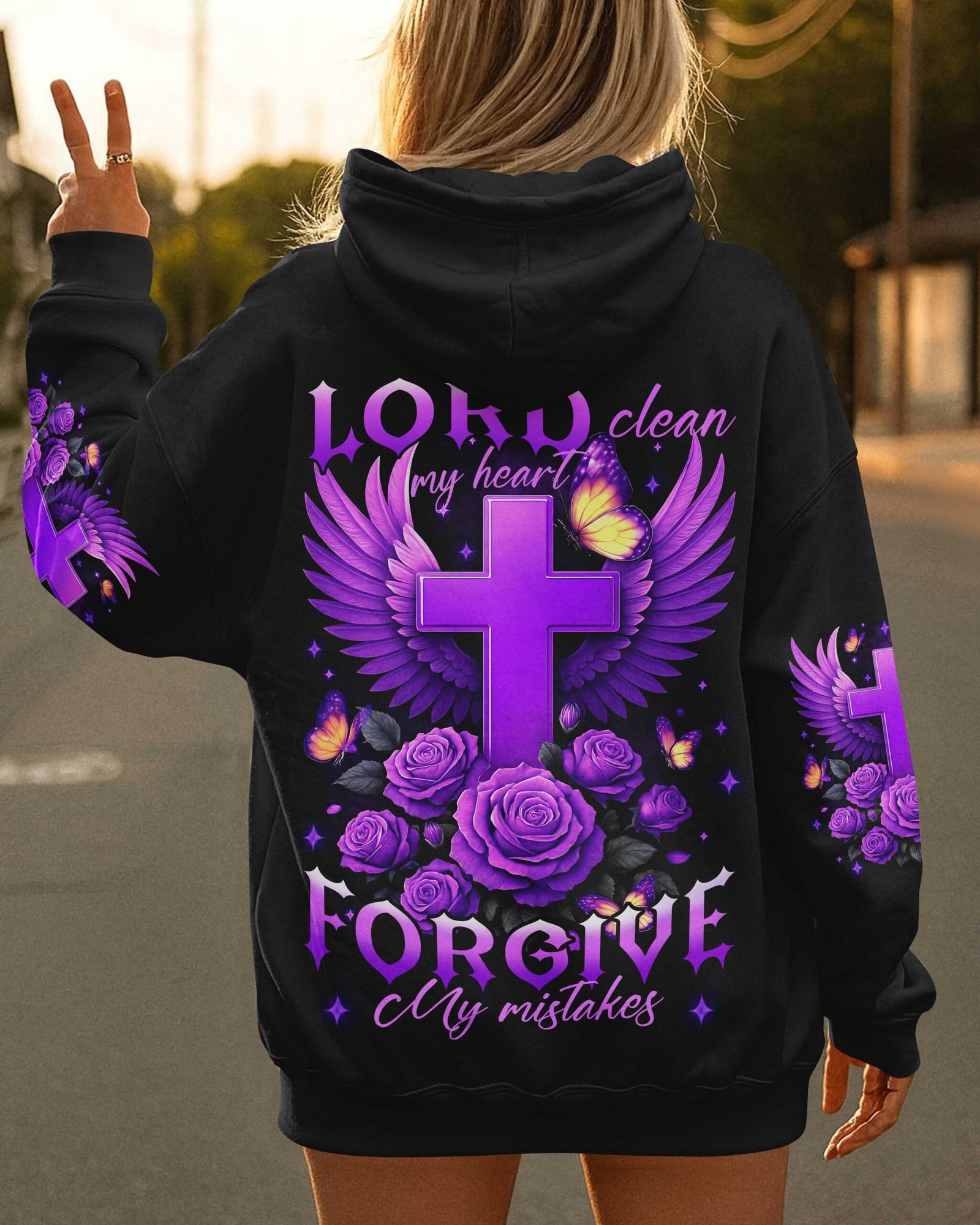 Lord Clean My Heart Forgive My Mistakes T-Shirts - Image 5