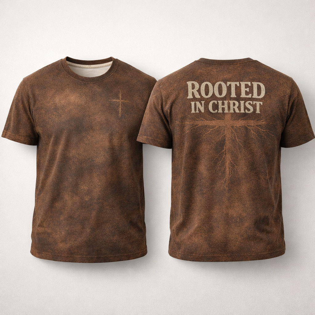 Rooted In Christ T-Shirt - Image 3
