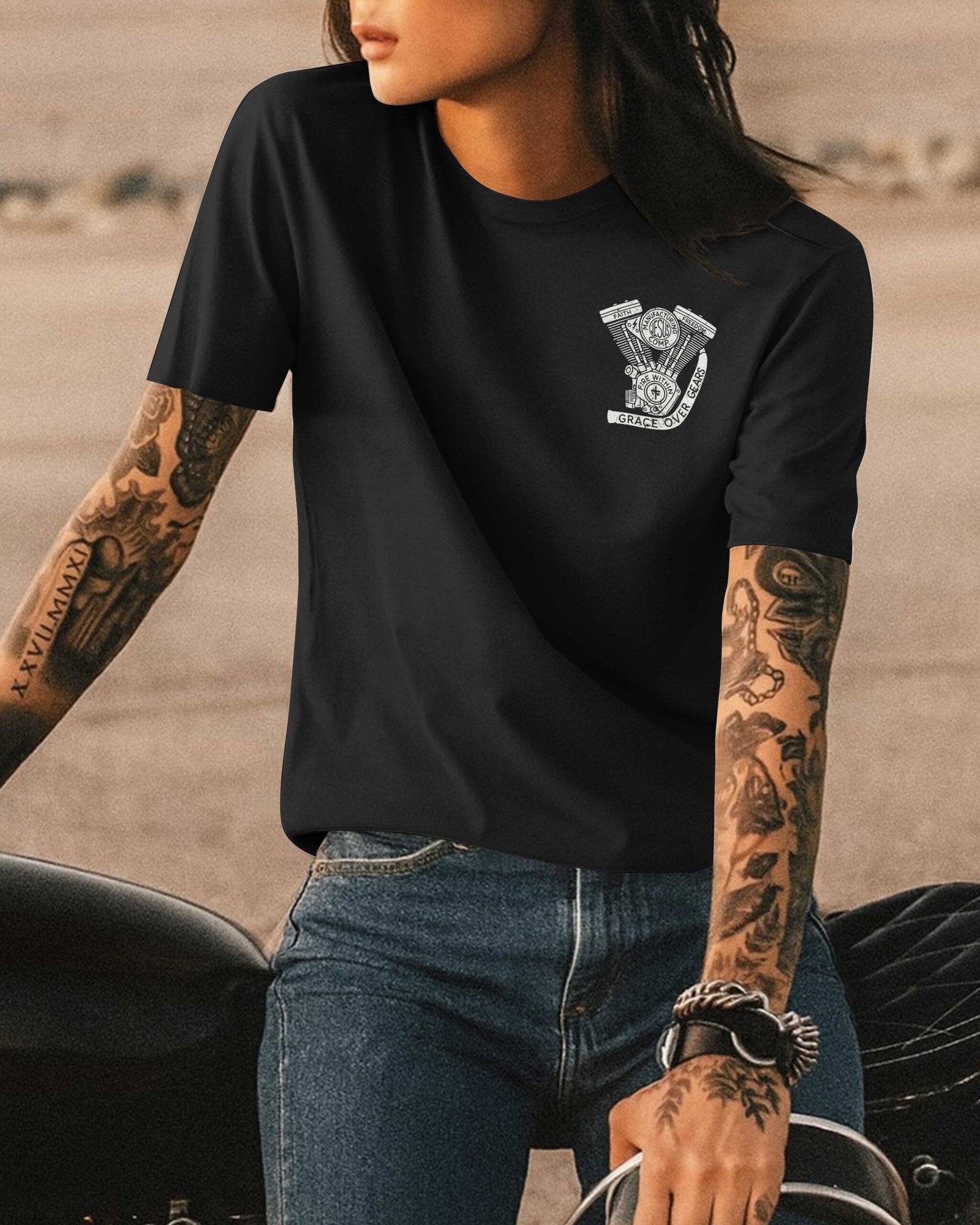 Saint In Spirit Sinner In Style T-Shirt - Image 4