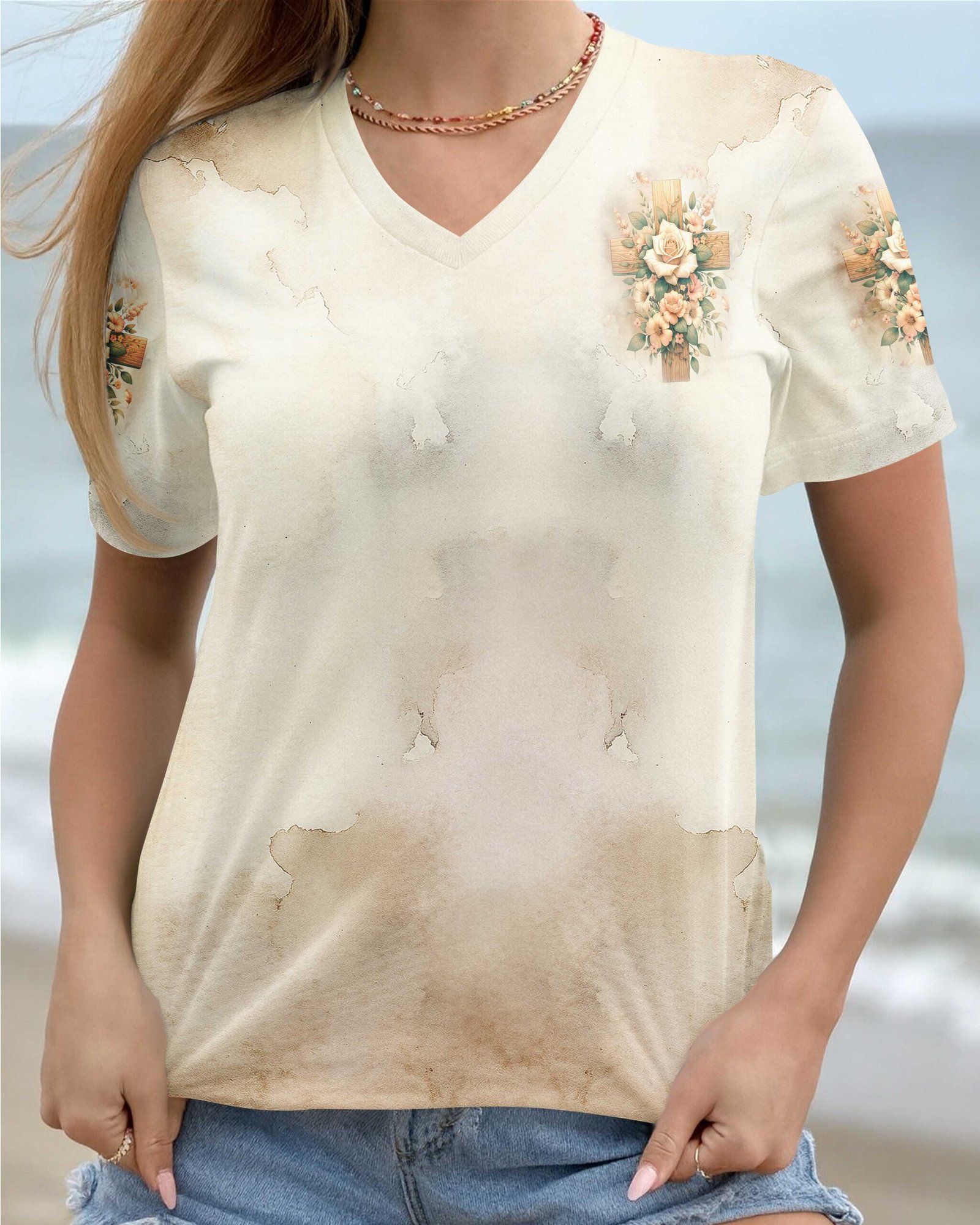 She Walkes With Jesus T-Shirt - Image 9