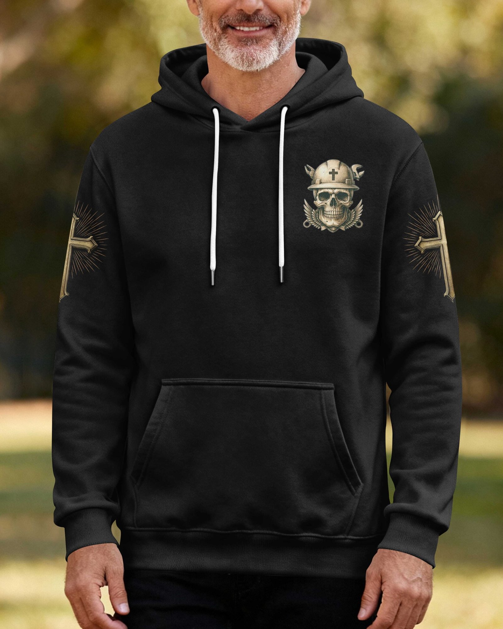 Storms Don't Scare Me God Made Me A Lineman Hoodie - Image 7