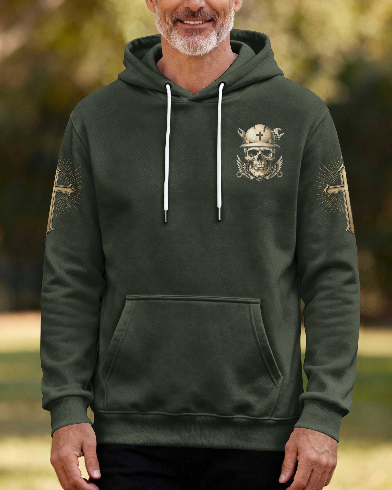 Storms Don't Scare Me God Made Me A Lineman Hoodie - Image 3