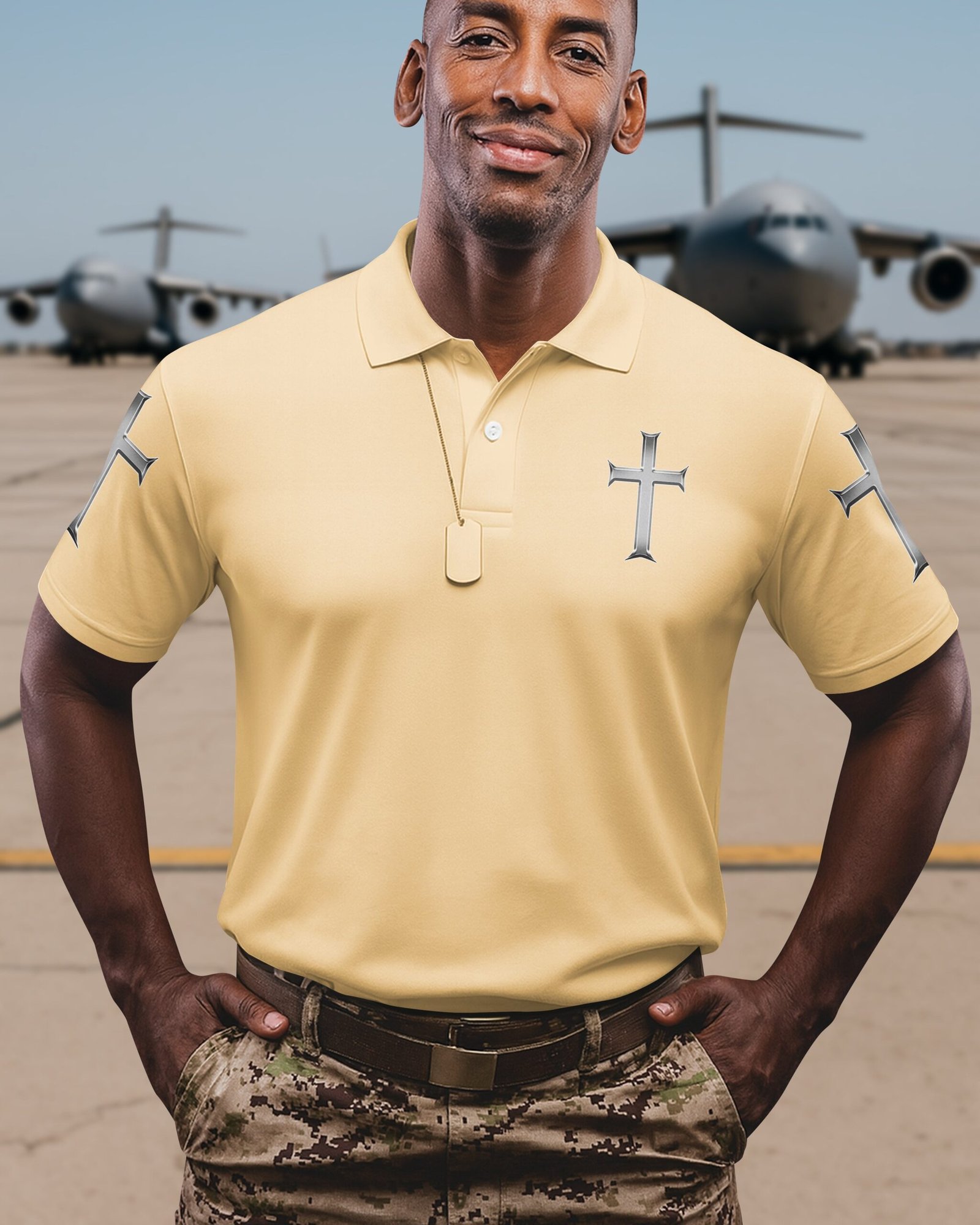 Trained By The Corps Redeemed By The Cross Polo - Image 12