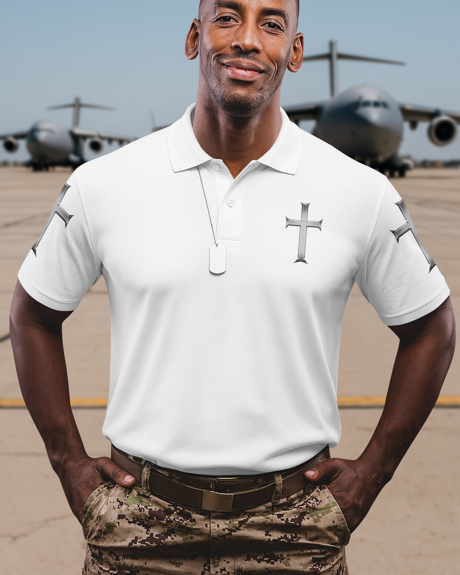 Trained By The Corps Redeemed By The Cross Polo - Image 10